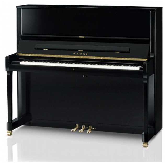 kawai k500 klavier schwarz poliert, inkl. klavierbank
