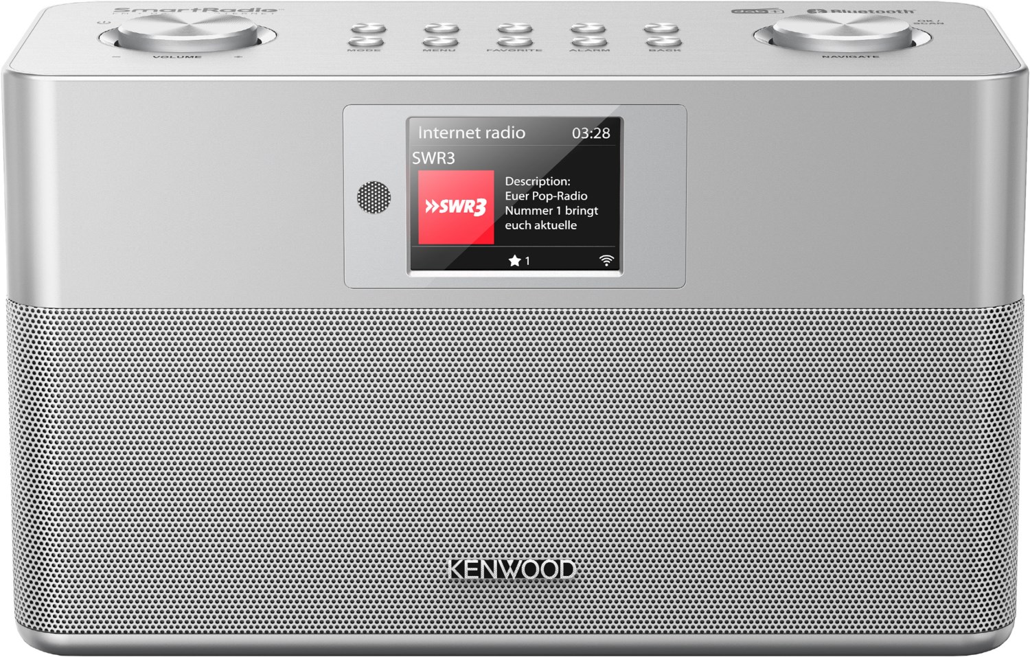 Kenwood Cr-st100s-s Smart-radio Internetradio Silber Dab+ / Ukw-rds Empfänger 