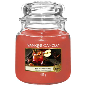 Kerze Im Glasgefäß Yankee Candle, Äpfel Und Süße Feige, 410 G