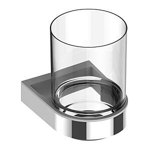 Keuco Smart.2 Glashalter Mit Echtkristall-mundglas - Verchromt /... 14750019000