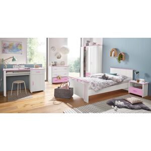 Kinderzimmer Mädchen Möbel Komplett Set 5-tlg Einrichtung Rosa Parisot Biotiful