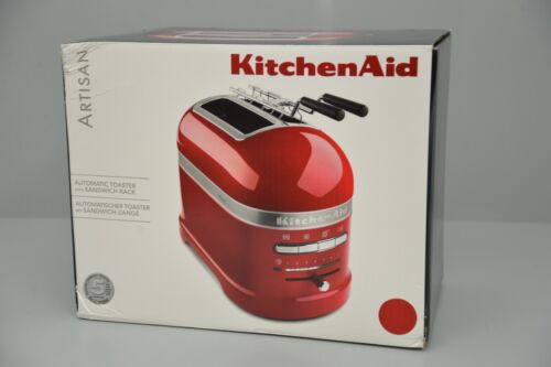 Kitchenaid Paket 1, Toaster + Brötchenaufsatz Artisan 5kmt2204 Liebesapfelrot