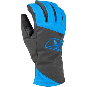 Klim Powerxross Snowmobil Handschuhe - Grau Blau - M - Unisex