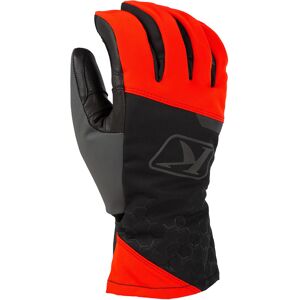 Klim Powerxross Snowmobil Handschuhe - Schwarz Grau Rot - M - Unisex