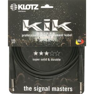 Klotz Kik4.5pp Sw Instrumentenkabel 4,5 M - Instrumentenkabel