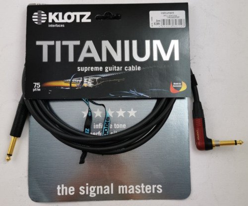 Klotz Tir0300psp Titanium Instrumentenkabel Wkl 3m