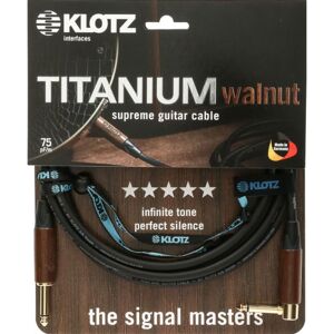 Klotz Tiw0600pr Titanium Walnut Instrumentenkabel 6 M - Instrumentenkabel
