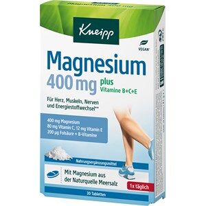 Kneipp Gesundheit Nahrungsergänzungsmittel Magnesium 400 Plus Vitamine B+c+e Tablette