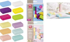 knorr prandell modelliermassen-set kneten & radieren pastell colorpack sortiert in 6 pastellfarben Ã  20 g, fÃ¼r die - 1 stÃ¼ck (212159053)