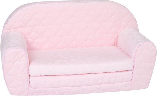 knorrtoys Â® sofa cosy, heart rose, fÃ¼r kinder, made in europe rosa