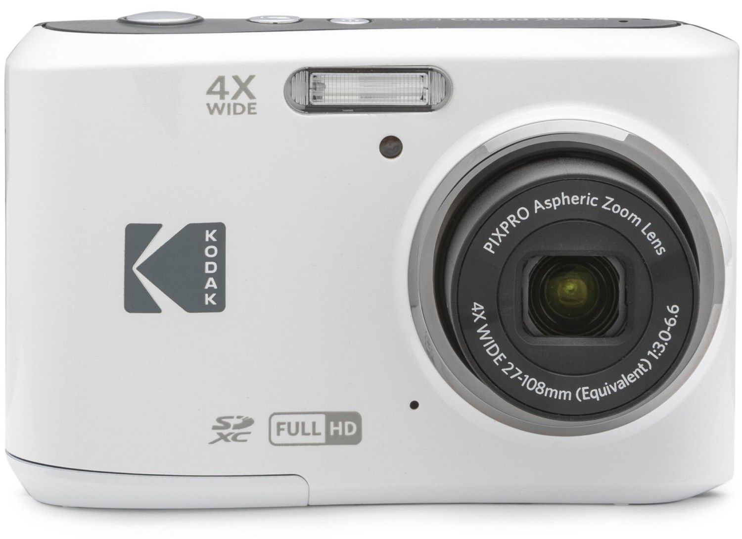 kodak pixpro fz45 digitale kompaktkamera weiÃŸ