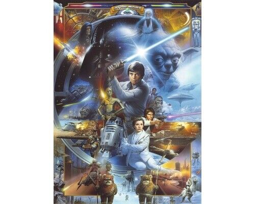 Komar Star Wars Fototapete 4-441 Luke Skywalker Collage 184 X 254 Cm Wandbild