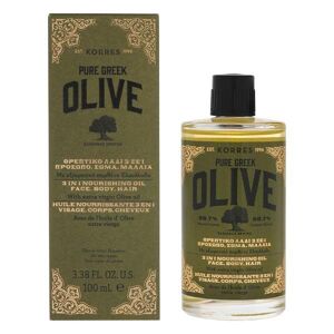 Korres 3 In 1 Pflegend Öl Gesicht, Körper, Haar Pure Griechische Oliven All Skin