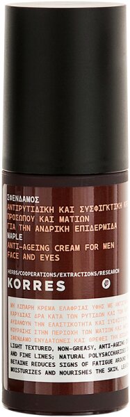 Korres Men's - Maple Anti-ageing Cream For Face And Eyes 50 Ml