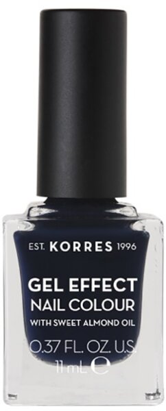 korres sweet almond nail colour 88 steel blue 11 ml