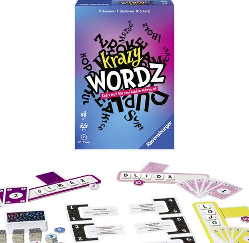 Krazy Wordz Party Spiel Wort Gesellschaft Brett Buchstaben Kreativ Fantasie 