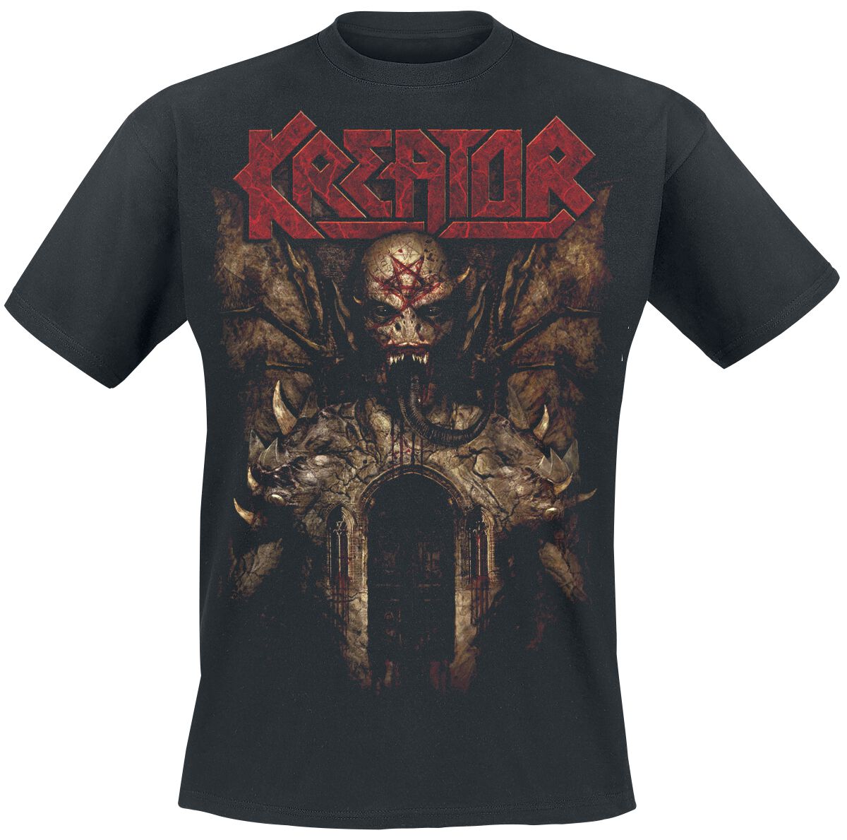 kreator t-shirt - gods of violence - s bis 4xl - fÃ¼r mÃ¤nner - grÃ¶ÃŸe 3xl - - emp exklusives merchandise! schwarz