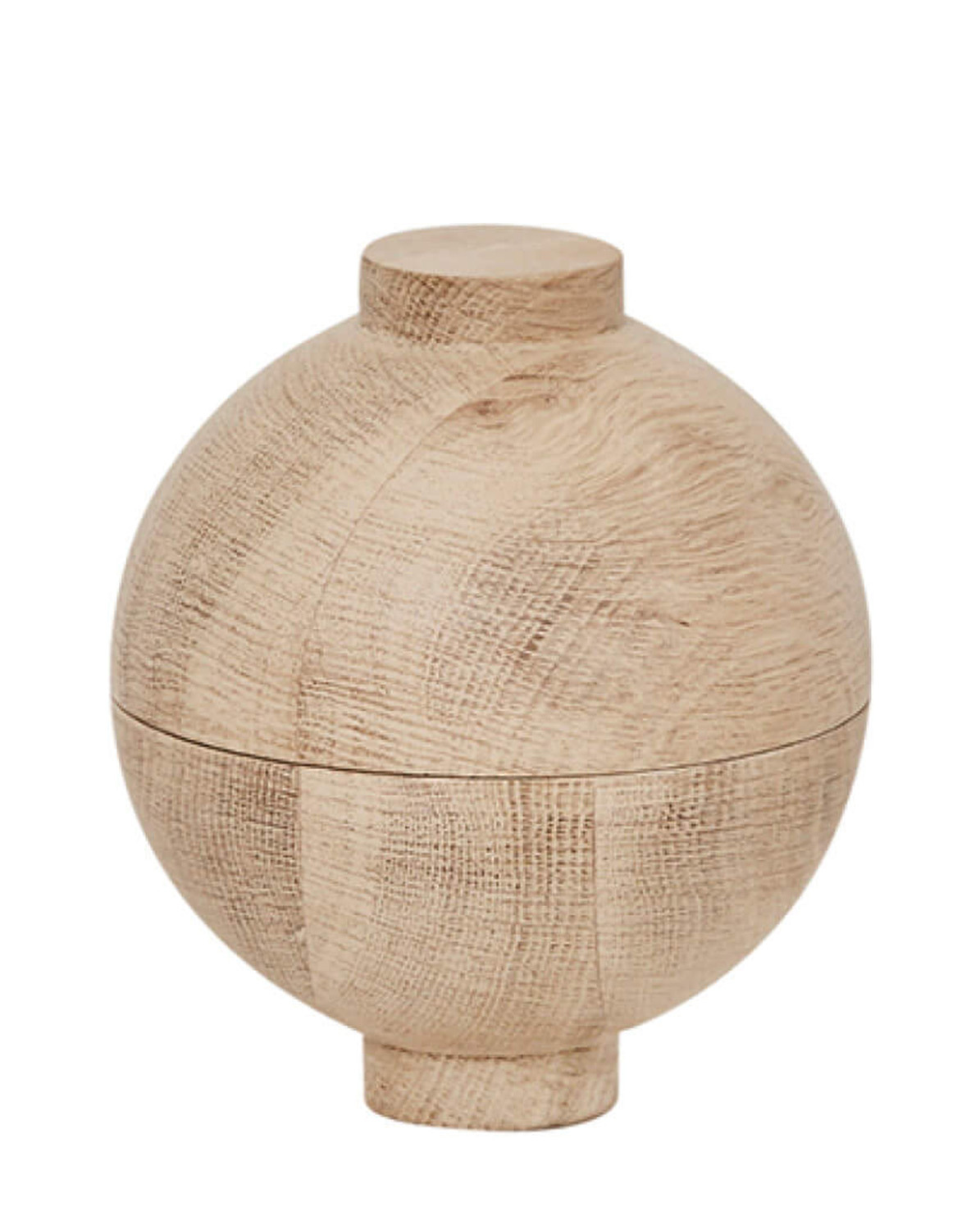 kristina dam studio aufbewahrungsgefÃ¤ÃŸ wooden sphere Ã˜ 16 cm solid oak