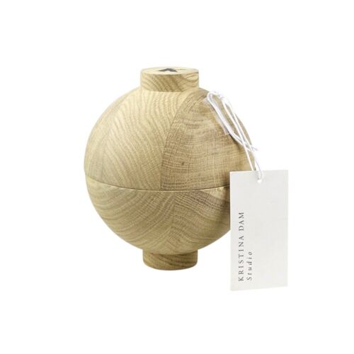 kristina dam studio aufbewahrungsgefÃ¤ÃŸ wooden sphere Ã˜ 12 cm solid oak