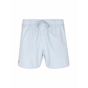 Lacoste Beachwear Uomo Azzurro Shorts Mare Shorts Mare Azzurro Con Patch Logo Co