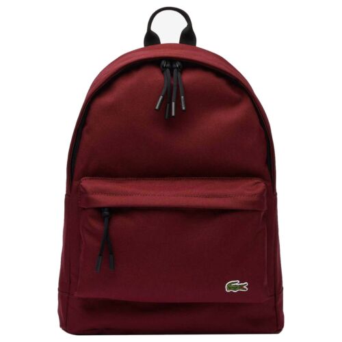 Lacoste Computer Compartment Backpack Unisex Rucksack Dunkelrot Nh4099ne-m36