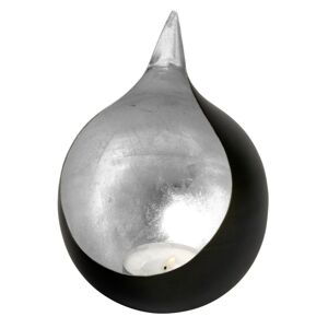 Lambert Caldera Windlicht - Antik Zink Silber - Höhe 35 Cm - Ø 24,5 Cm