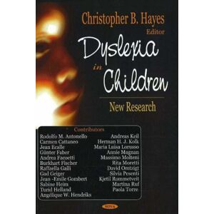 Legasthenie Bei Kindern: Neue Forschung Von Christopher B. Hayes (englisch) Hardcover B