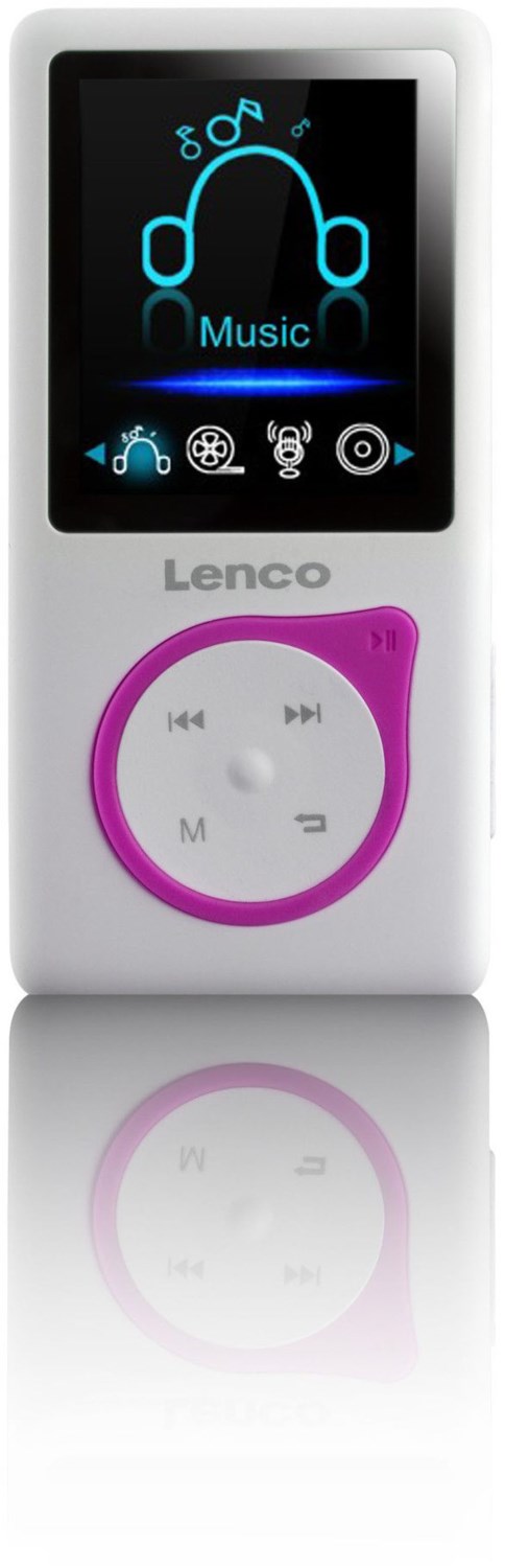 lenco xemio-668 multimedia-player pink