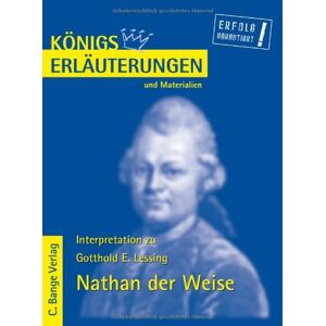 Lessing, Gotthold Ephraim - Gebraucht Königs Erläuterungen Und Materialien, Bd.10, Nathan Der Weise - Preis Vom 08.05.2024 04:49:53 H