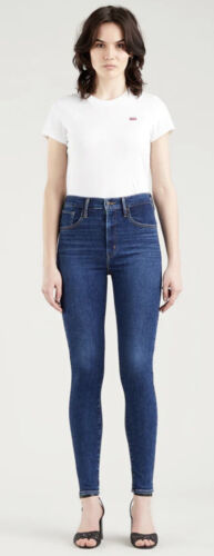 Levi's® Highwaist Jeans Super Skinny Fit Mile Blau Damen Größe: 27/l30 2279101960