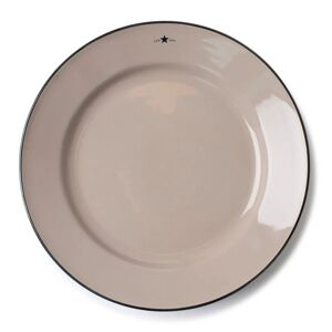 Lexington Stoneware Dinner Plate Speiseteller - Beige-dark Blue - Ø 28 Cm
