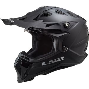 Ls2 Mx700 Subverter Evo Ii Solid Motocross Helm - Schwarz - M - Unisex