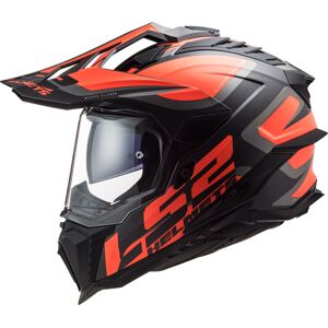 Ls2 Mx701 Explorer Alter Matt Motocross Helm - Schwarz Orange - 2xl - Unisex