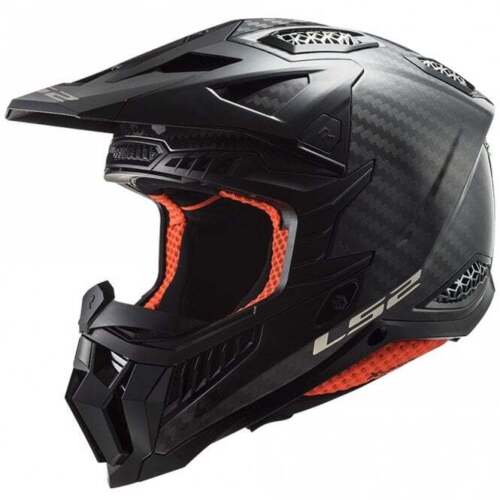 Ls2 Mx703 Carbon X-force 06 Helm Glossy Carbon M Motocross Helm Neu++