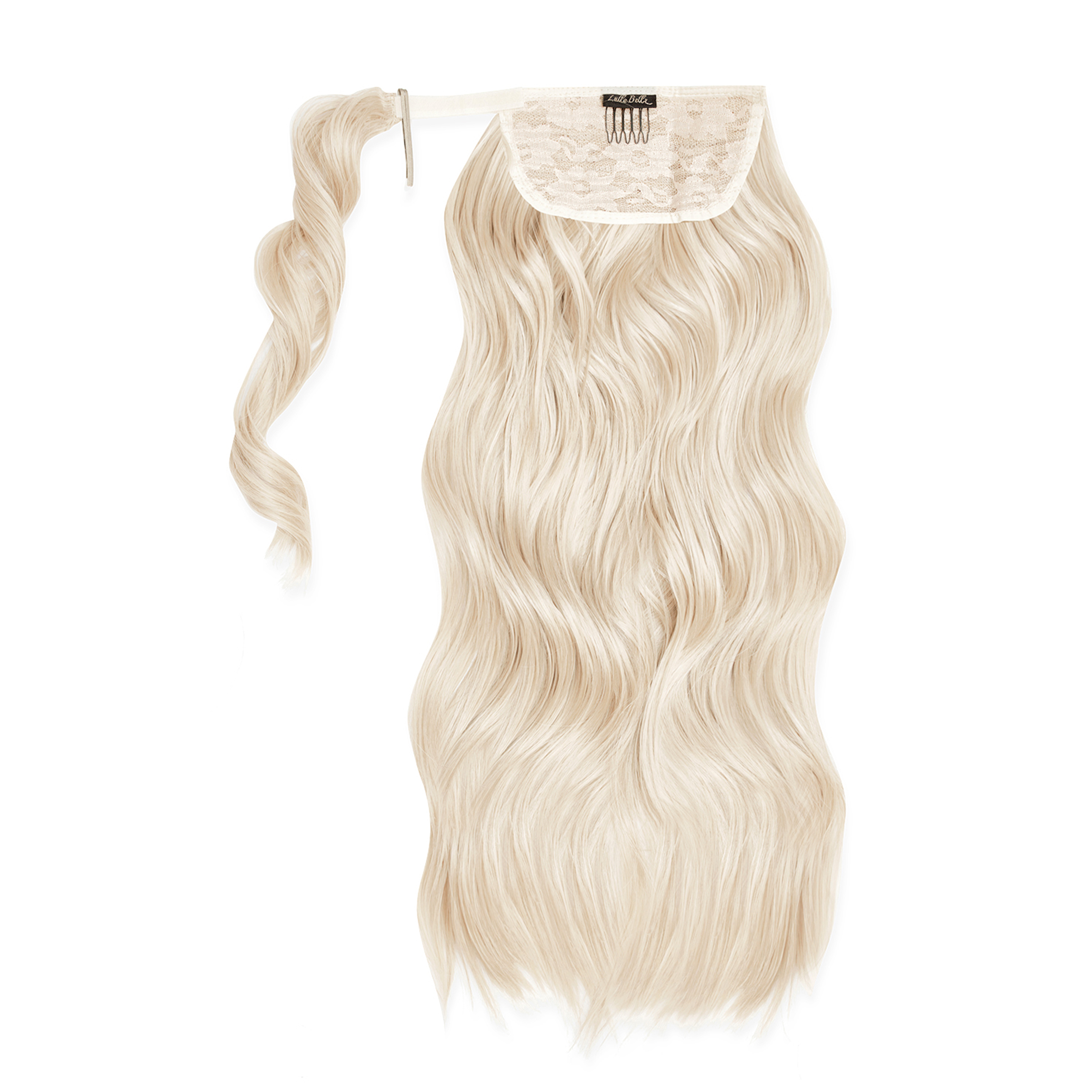 lullabellz midi grande brushed out wave 22 wraparound pony bleach e blond
