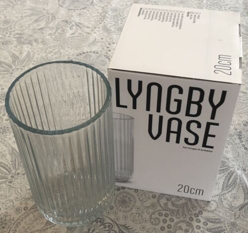 Lyngby Porcelæn Lyngby Vase H20.5 Klar Mundgeblasenes Glas