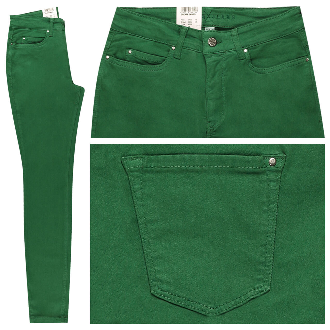mac jeans mac dream skinny jeans retro green 40/30 grÃ¼n donna