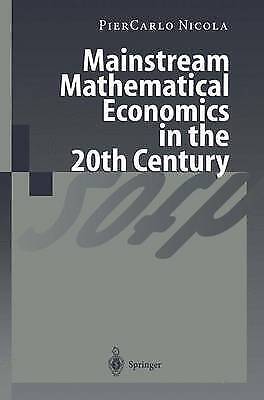 Mainstream Mathematical Economics In The 20th Century 1219
