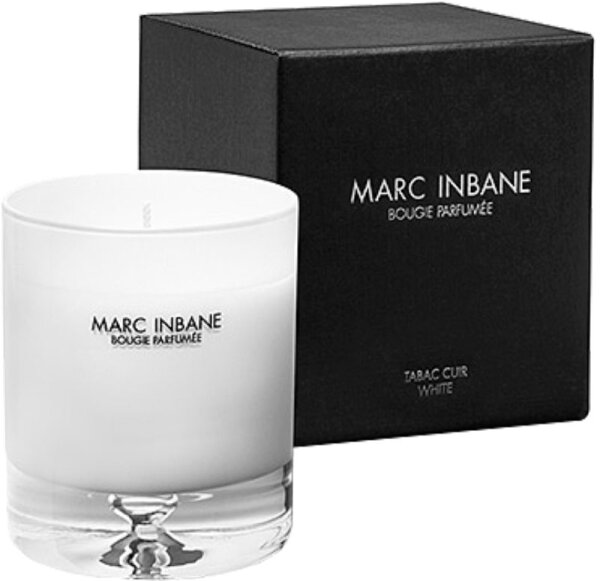marc inbane bougie parfumÃ¨e -tabac cuir- weiß