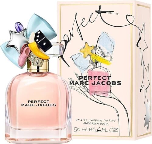 Marc Jacobs Perfect 50ml Eau De Parfum Spray Brandneu 100 % Authentisch Garantiert