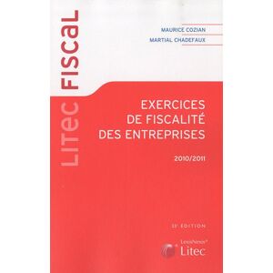 Martial Chadefaux - Gebraucht Exercices De Fiscalité Des Entreprises 2010-2011 - Preis Vom 14.05.2024 04:49:28 H