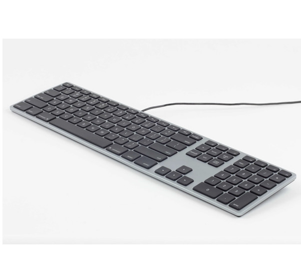 matias wired rgb keyboard azerty macbook space grey, gunmetal