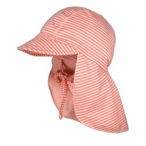 Maximo - Schirmmütze Sun Safe Mit Nackenschutz In Candy Peach/weiß, Gr.49