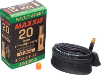 maxxis welter gewicht 20 39 39 light tube schrader 48 mm