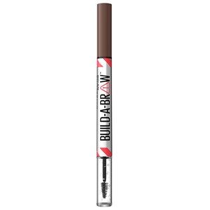 maybelline build-a-brow 2 easy steps eye brow pencil and gel (various shades) - medium brown