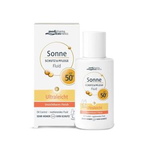 Medipharma Cosmetics Sonne Schutz & Pflege Fluid Ultraleicht Lsf 50+ 50 Ml Lotion