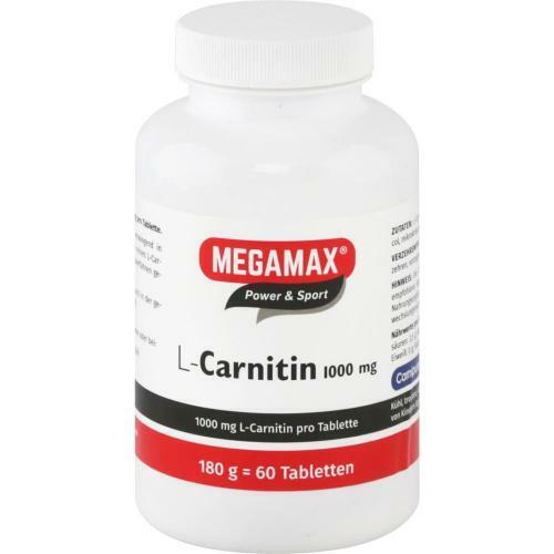megamax b.v. megamax l carnitin 1000 mg tabletten