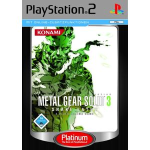 Metal Gear Solid 3-snake Eater Platinium (playstation 2 Ps2) Neu Ovp Deutsch**