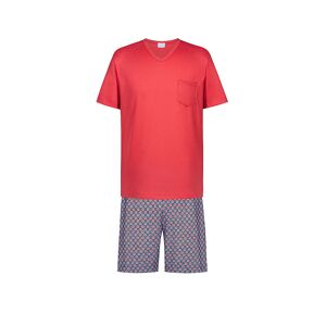 Mey Pyjama Rot Herren Größe: 52 33060