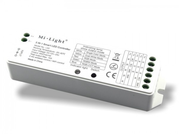 miboxer mi-ls2 5-in-1 smart led empfÃ¤nger controller 2,4ghz, max. 15a